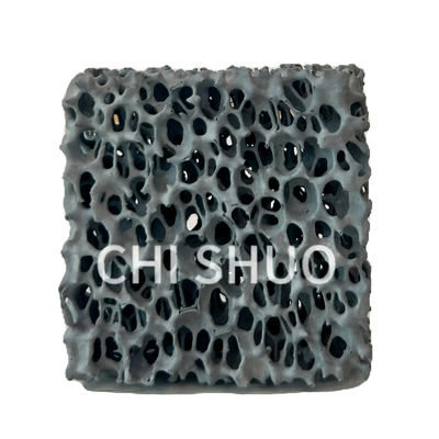 0.01mm Metaalfiltratie Sicilian Ceramic Foam Filter 30mm Op maat gemaakt Grijs
