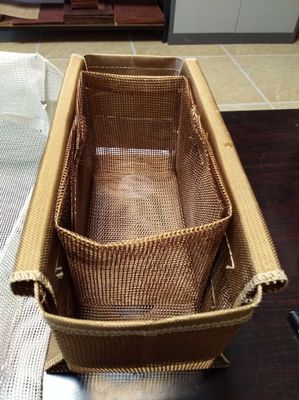 Snijdservice Glasvezel Mesh Filter Screen voor gesmolten aluminium E-glas Garne Type