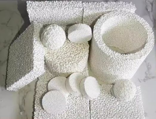 0.01mm Vormingsfilter van keramische schuim voor aluminiumgieterij in elke vorm
