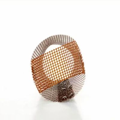 Aanpassen Breedte Cap en Disc Messing Filter Draad Mesh voor Alkali-vrij Glasvezel Filter
