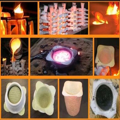 Hoog materiaal glasvezel gietfilter mesh brandwerend filter glasvezel gietstrainer