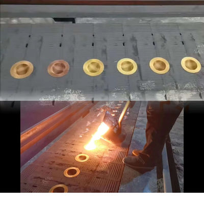 Aanpassen lengte glasvezel filter mesh voor gesmolten aluminium geweven draad mesh scherm
