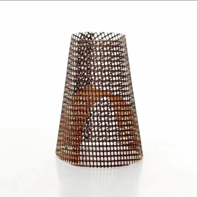 Draadnet Filter Cap Aanpassen lengte vuurvaste vezel filter met glasvezel filter