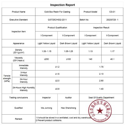 990,9% zuiverheid Coldbox Harz Casting Liquid Chemical Auxiliary Agent voor het gieten van hars