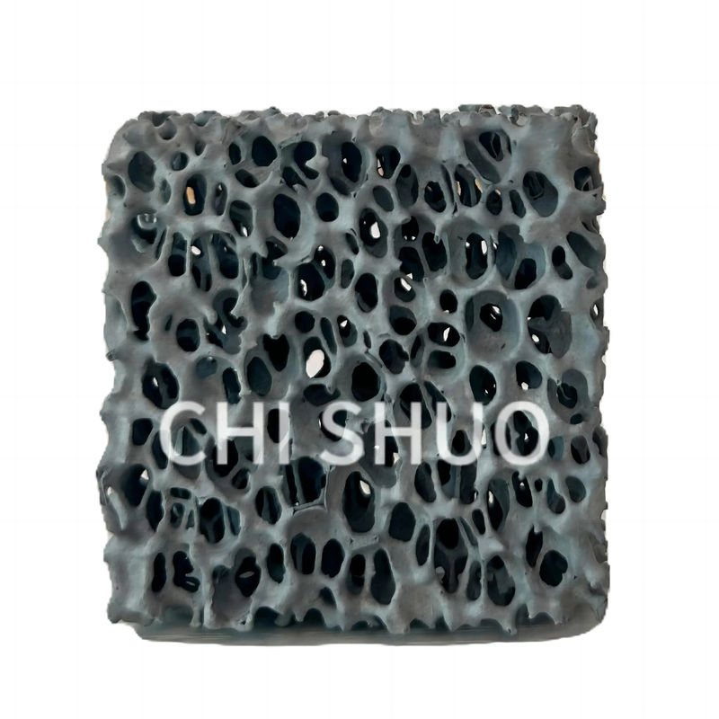 0.01mm Metaalfiltratie Sicilian Ceramic Foam Filter 30mm Op maat gemaakt Grijs