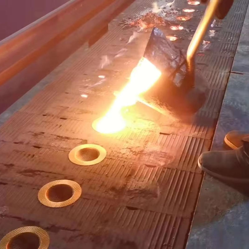 Metalen smeltfilterplaat voor vloeistoffiltratie